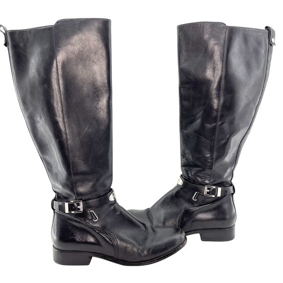 Michael Kors Tall leather boots size 8 - Picture 1 of 6